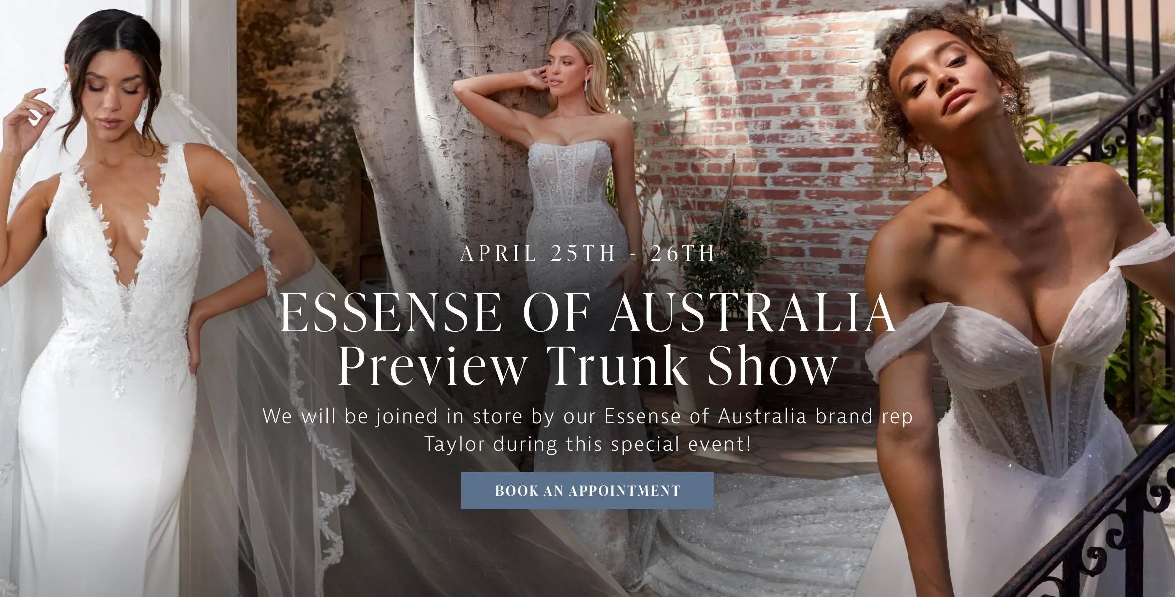 Essense of Australia preview trunk show at something blue shoppe