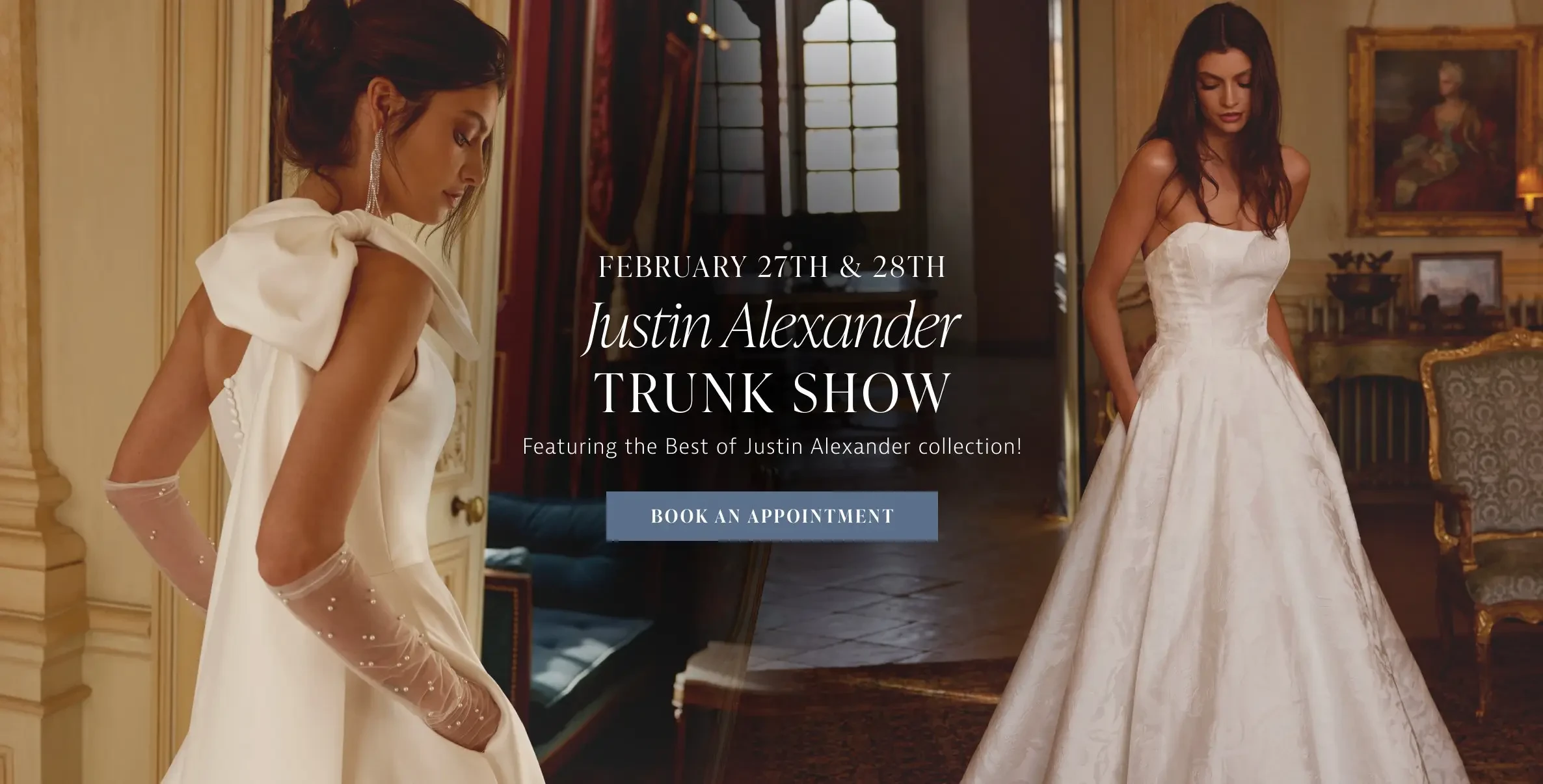 Justin Alexander Trunk Show at something Blue Shoppe in AL