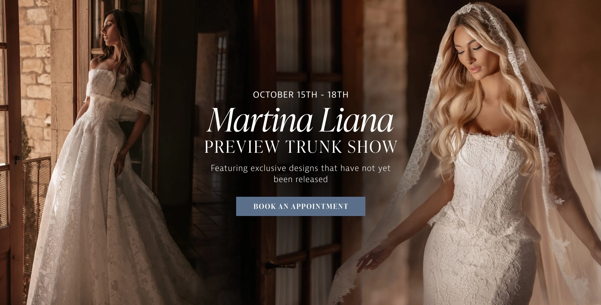 Martiana Liana Preview Trunk Show Desktop Banner
