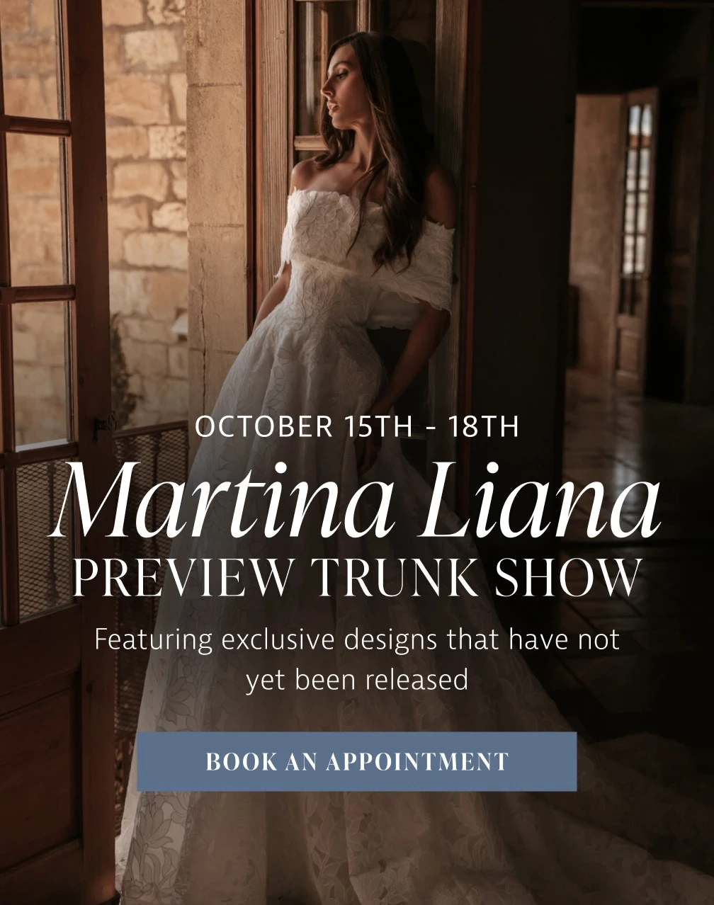 Martiana Liana Preview Trunk Show Mobile Banner